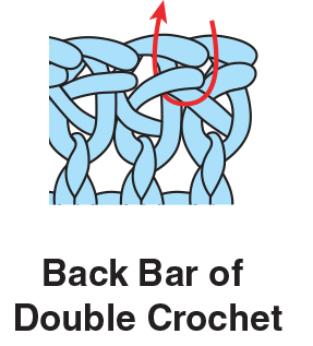 Back Bar of Double Crochet