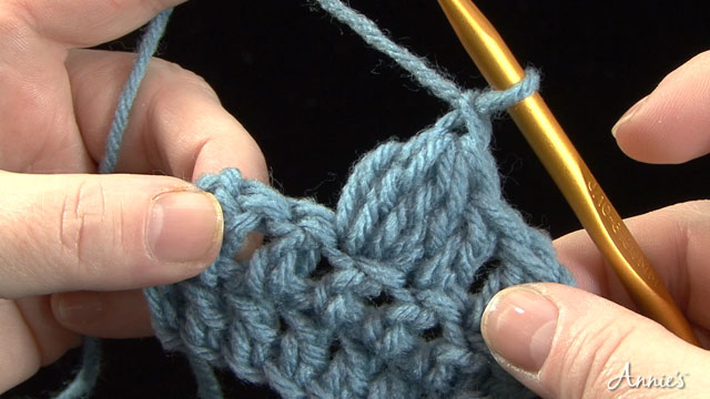 How to Double Crochet Cluster