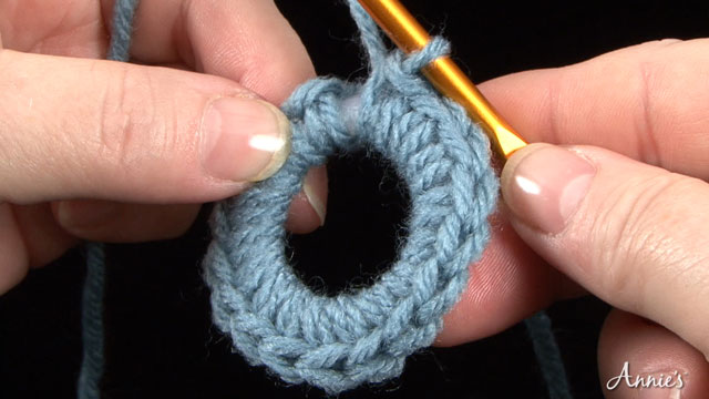 How to Single Crochet Around a Ring