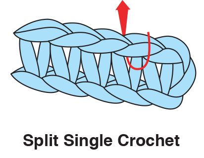 Split Single Crochet